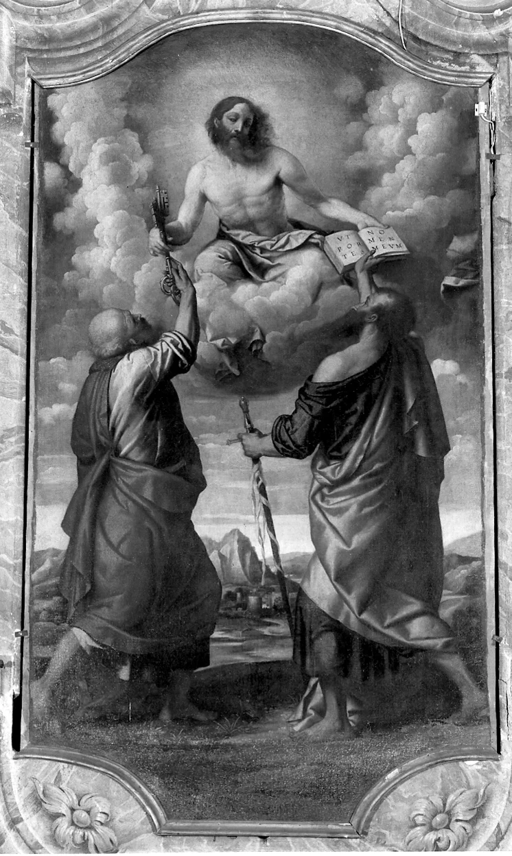 Il Moretto-240-Cristo consegna le chiavi a San Pietro e la legge a San Paolo